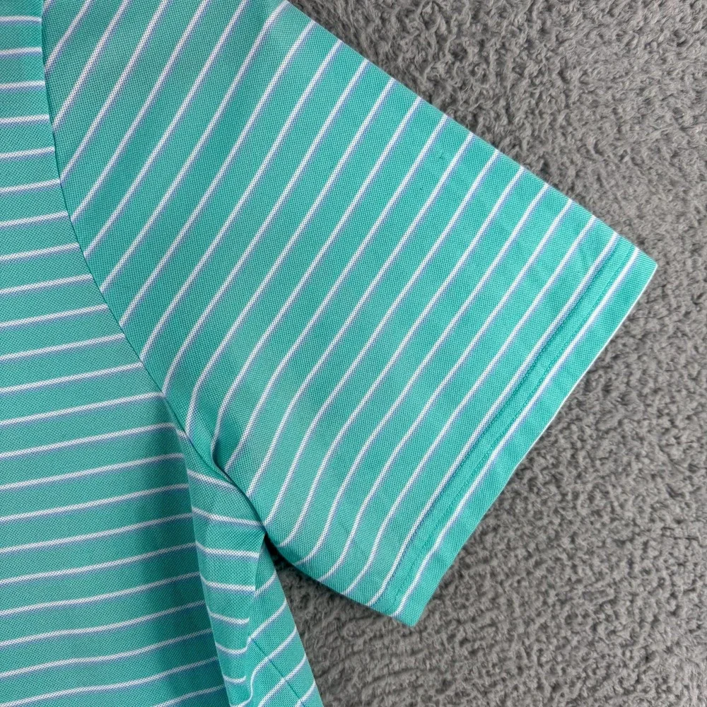 Ralph Lauren RLX Polo Shirt Mens XL Striped‎ Performance Golf Lightweight
